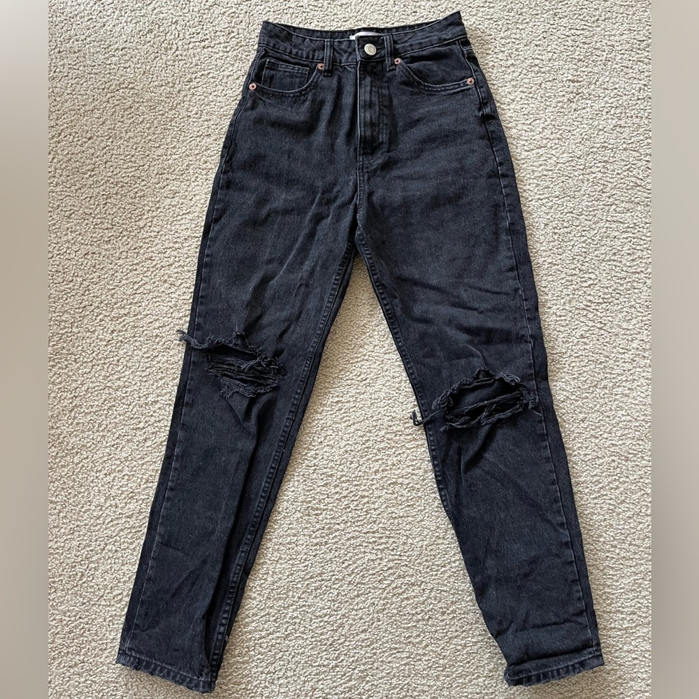 High rise zara jeans